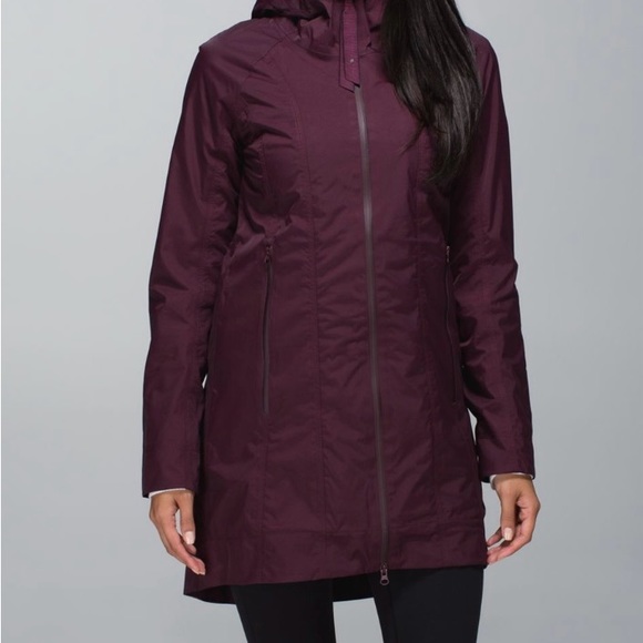 Lululemon Raincoat size 14 purple *not my pics - Picture 1 of 2
